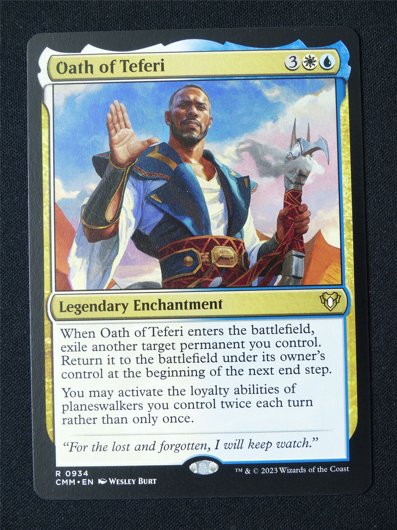 Oath of Teferi - CMM - Mtg Card #30N