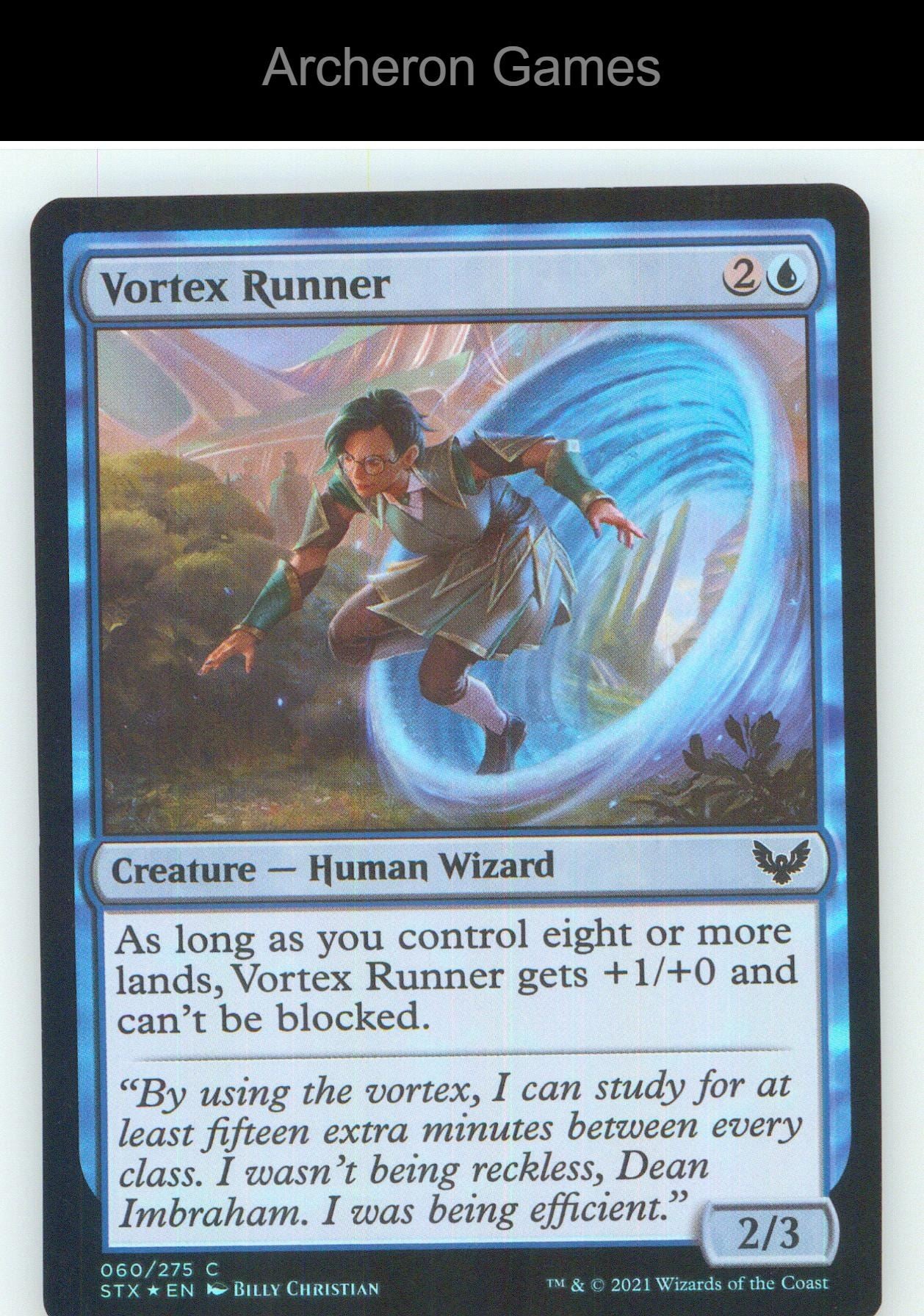 Vortex Runner STX 60 C MTG Card NM/EX+ Foil