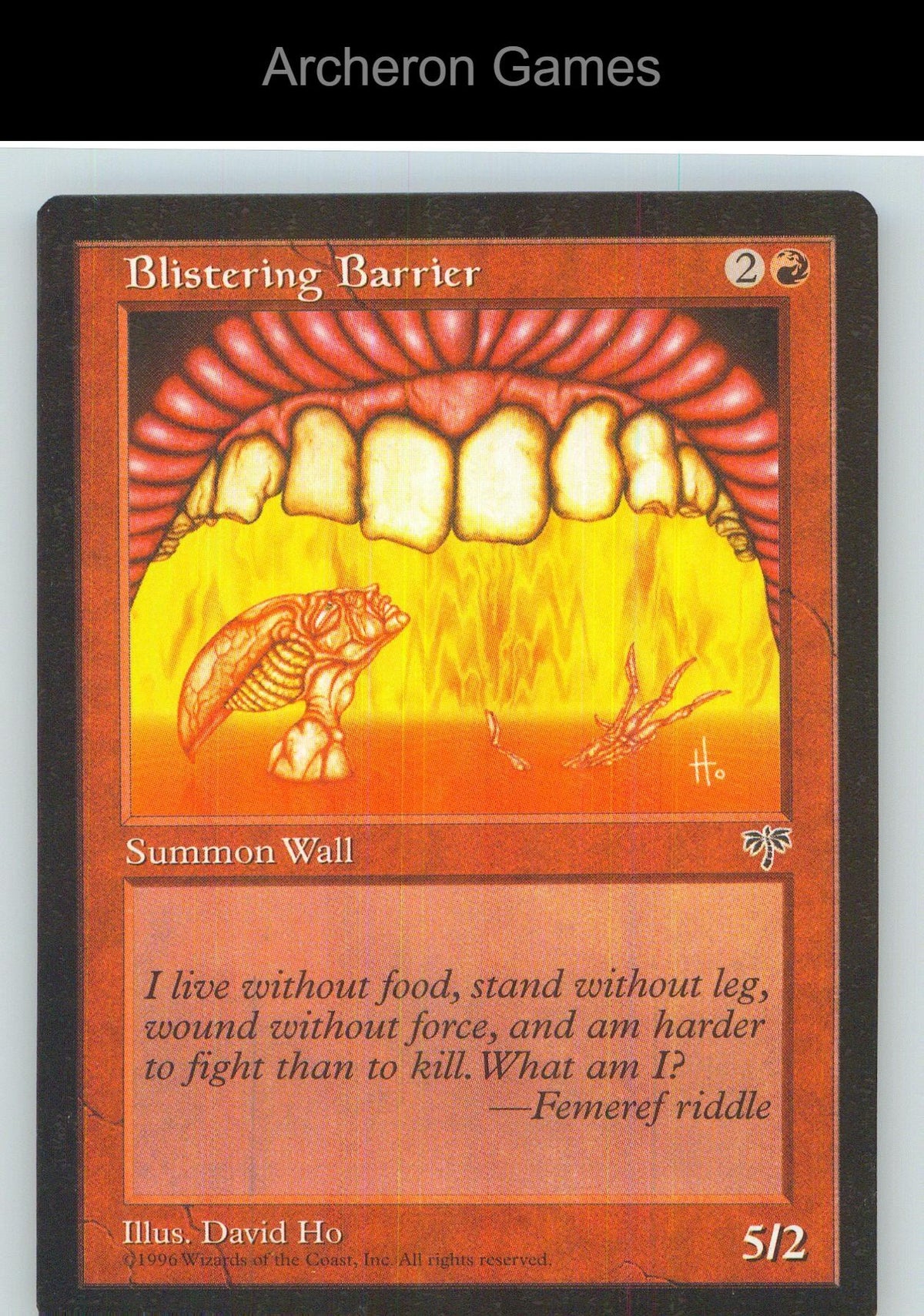 Blistering Barrier MIR C MTG Card NM/EX+