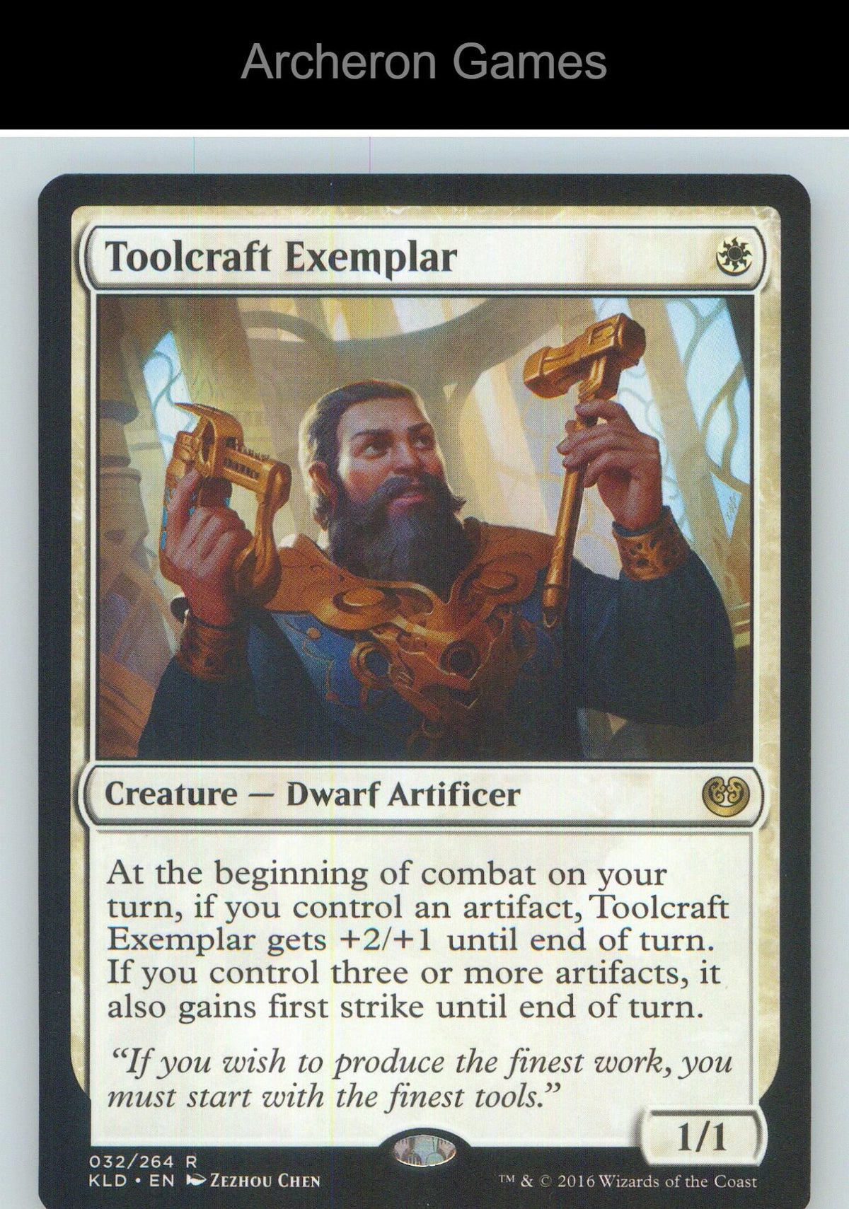Toolcraft Exemplar KLD 32 R MTG Card NM/EX+