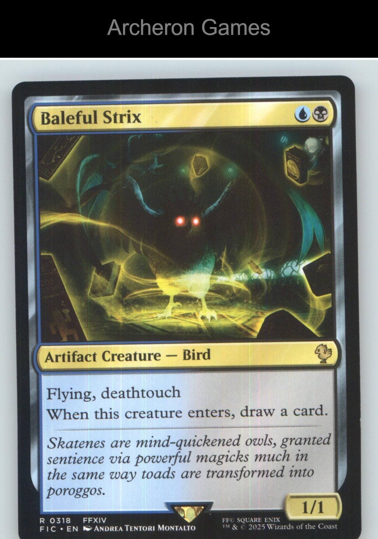 Baleful Strix FIC 318 R MTG Card NM/EX+