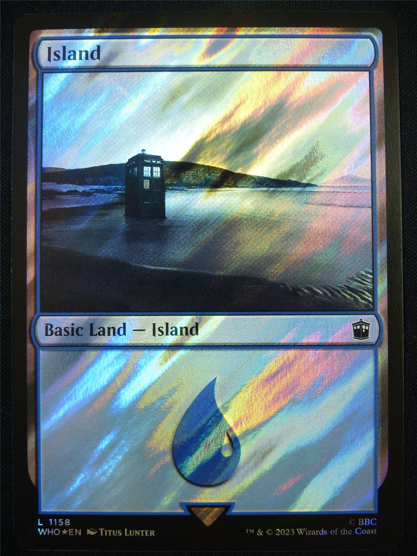 Island 1158 Surge Foil - WHO - Mtg Card #HF