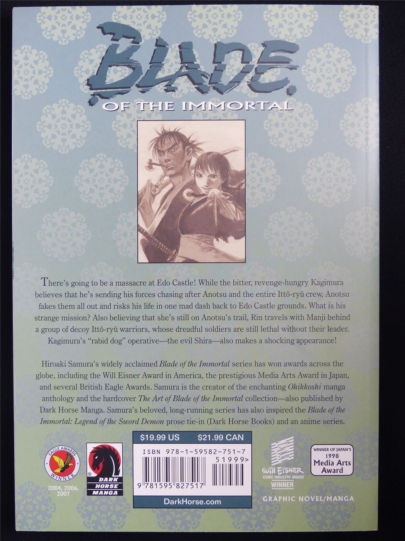Blade of the Immortal vol 24: Massacre - Dark Horse Manga #55C