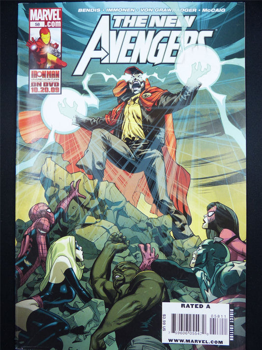 The New AVENGERS #58 - Marvel Comic #4VE