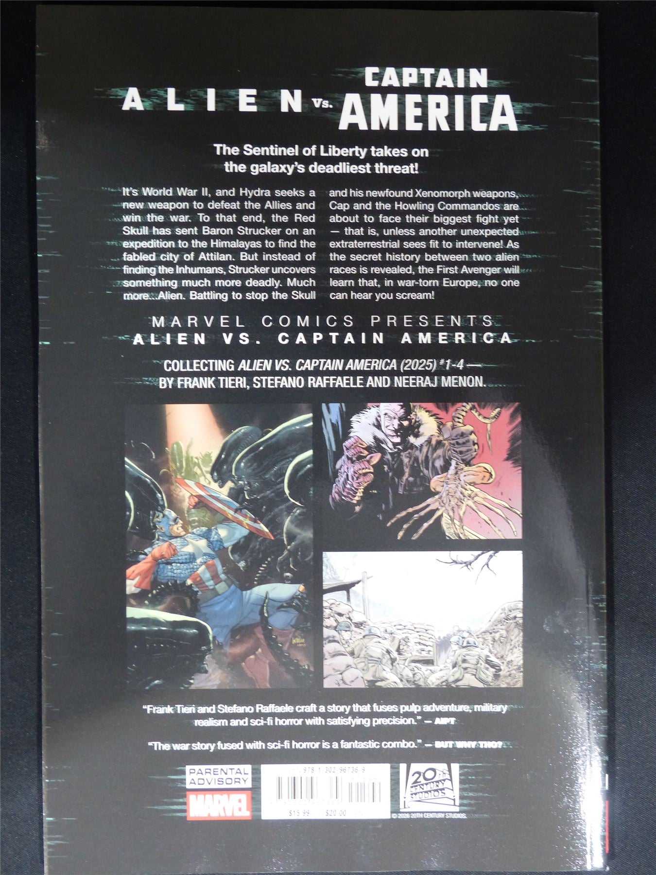 Alien vs Captain America - Marvel Graphic softback #3S6