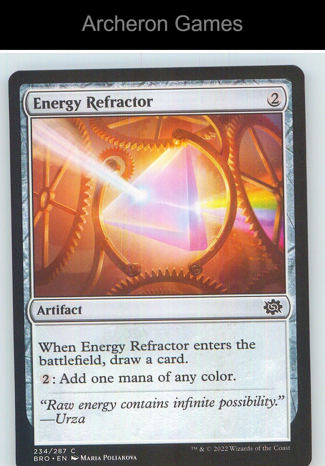 Energy Refractor BRO 234 C MTG Card NM/EX+