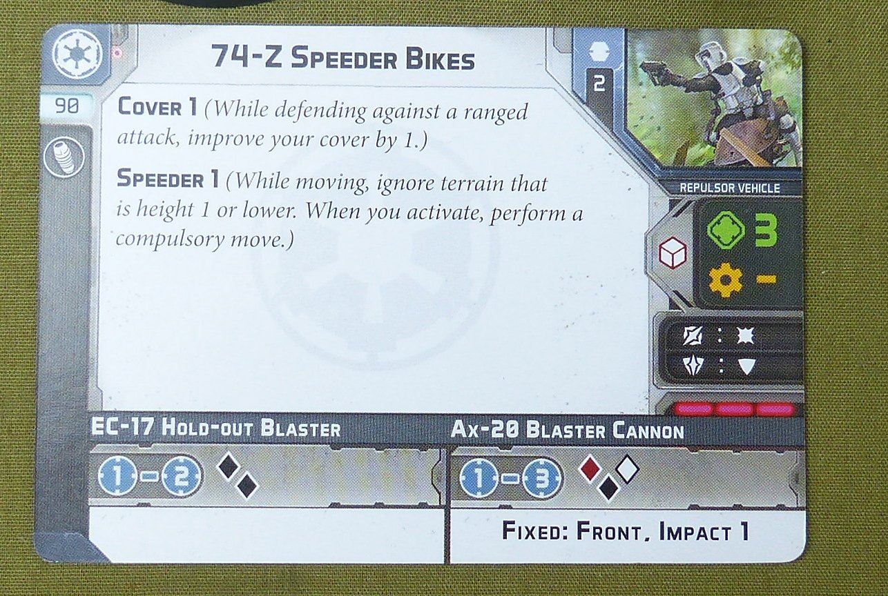 74-Z Speeder Bikes Expansion - Galactic Empire - Star Wars Legion #1VL