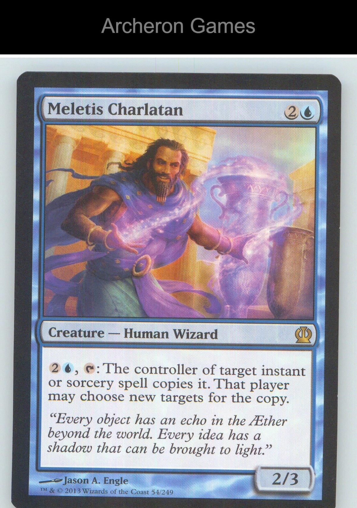 Meletis Charlatan THS 54 R MTG Card NM/EX+