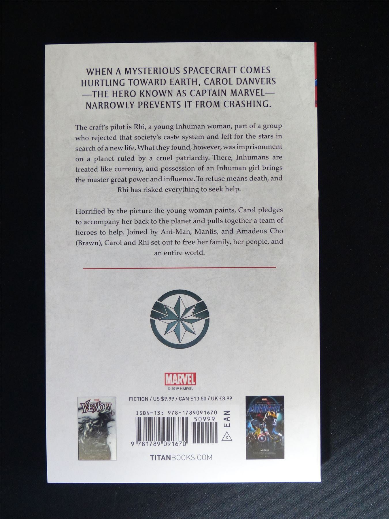 Captain Marvel: Liberation Run - Marvel Titan Novel Book Softback #83