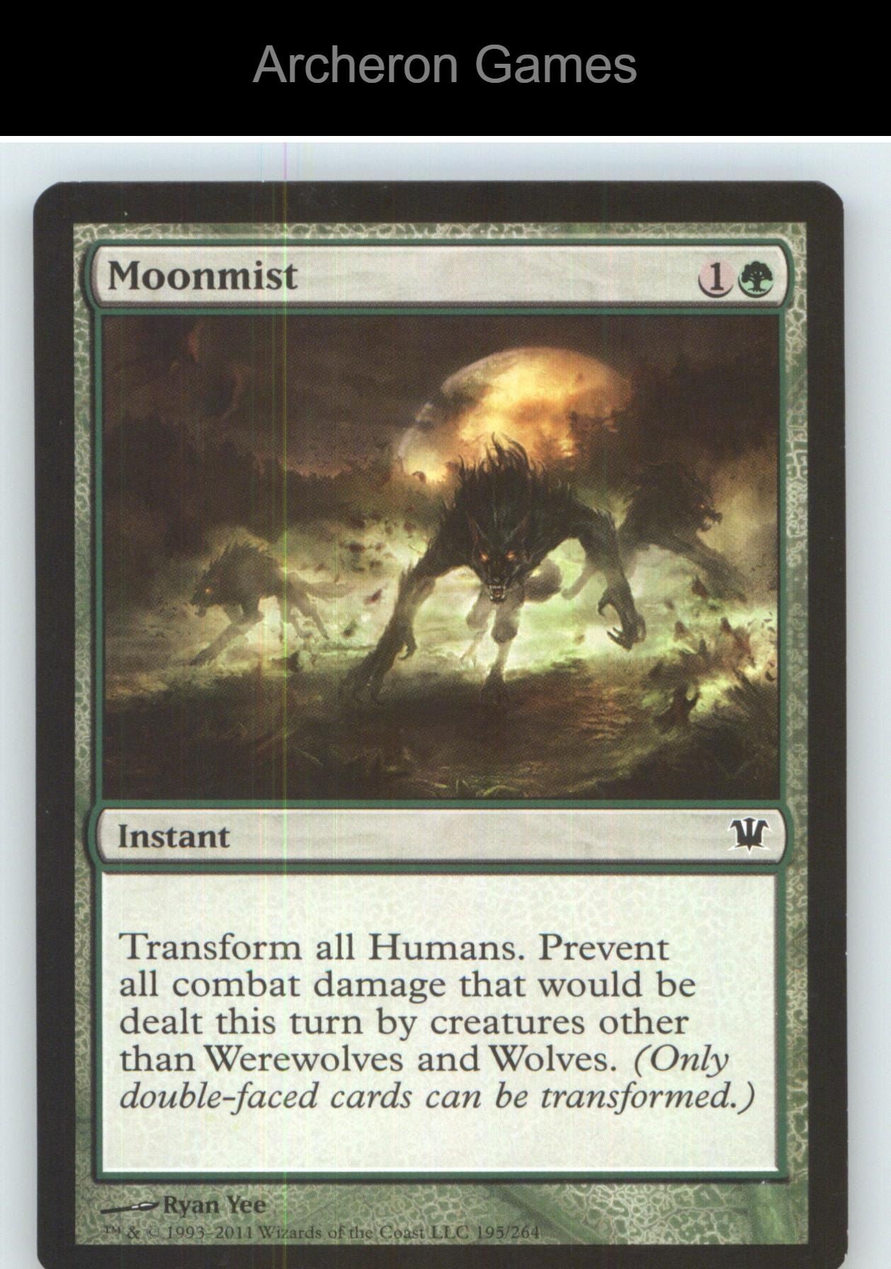 Moonmist ISD 195 C MTG Card NM/EX+
