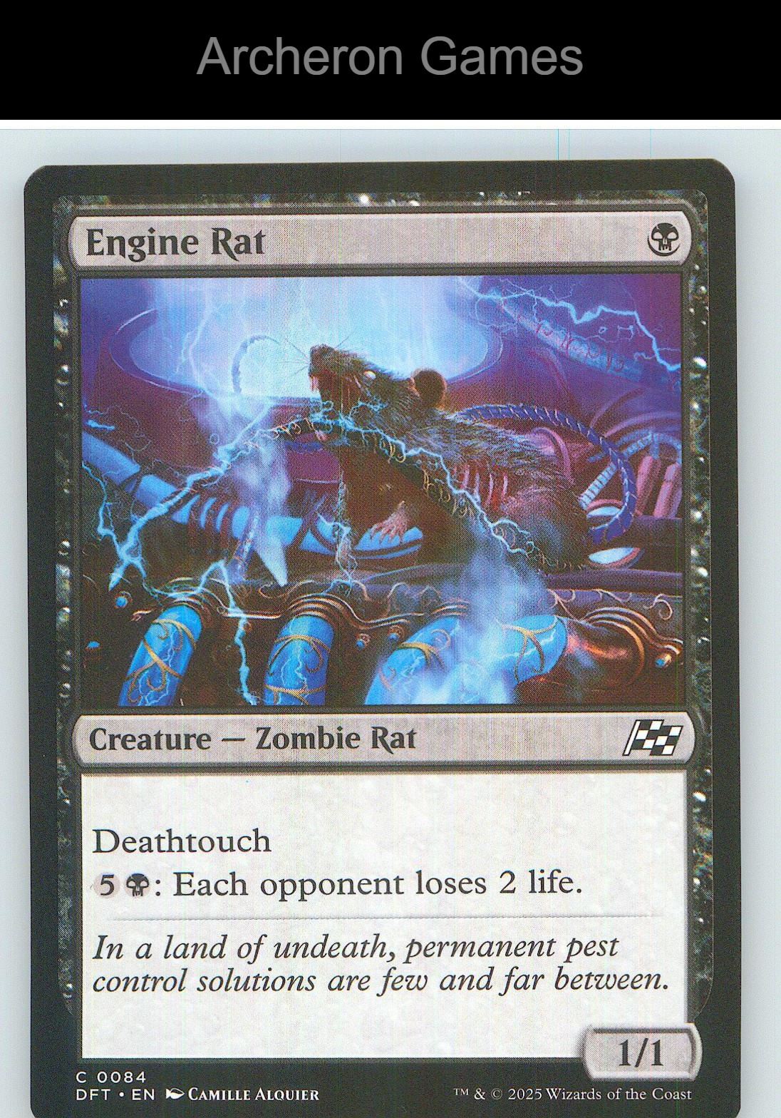 Engine Rat DFT 84 C MTG Card NM/EX+