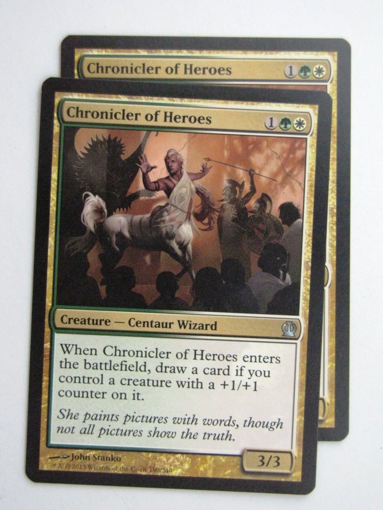 MTG Magic Cards: CHRONICLER OF HEROES x2 Theros # 24D92