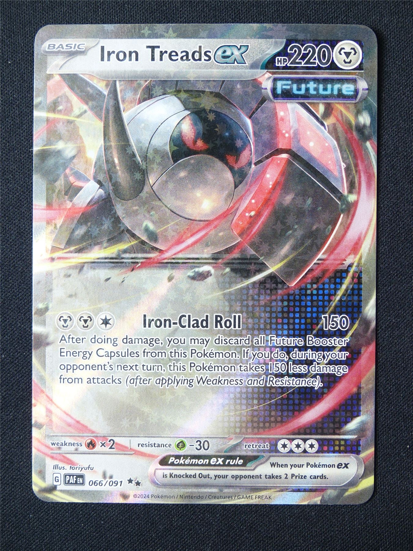 Iron Treads EX 066/091 Holo - Pokemon Card #70G
