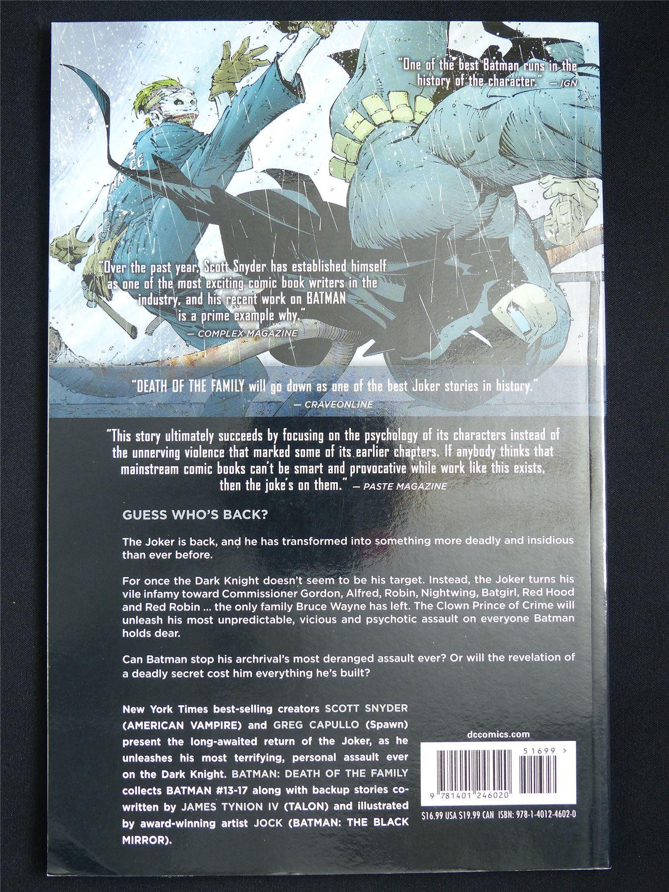 Batman volume 3: Death of the Family - DC Graphic Softback #WR