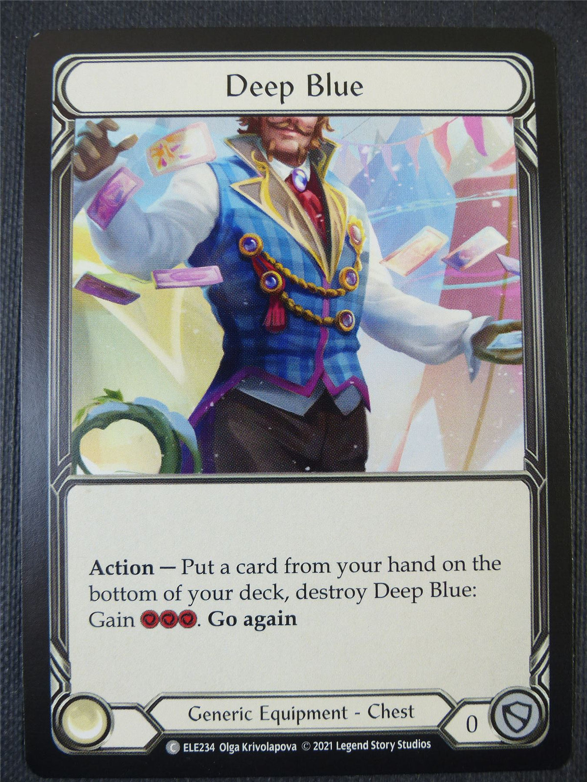Deep Blue - Tales of Aria 1st ed - Flesh and Blood Card #65D