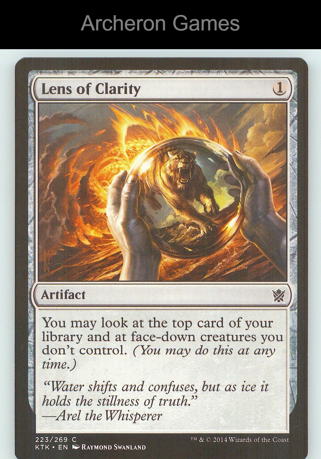 Lens of Clarity KTK 223 C MTG Card NM/EX+