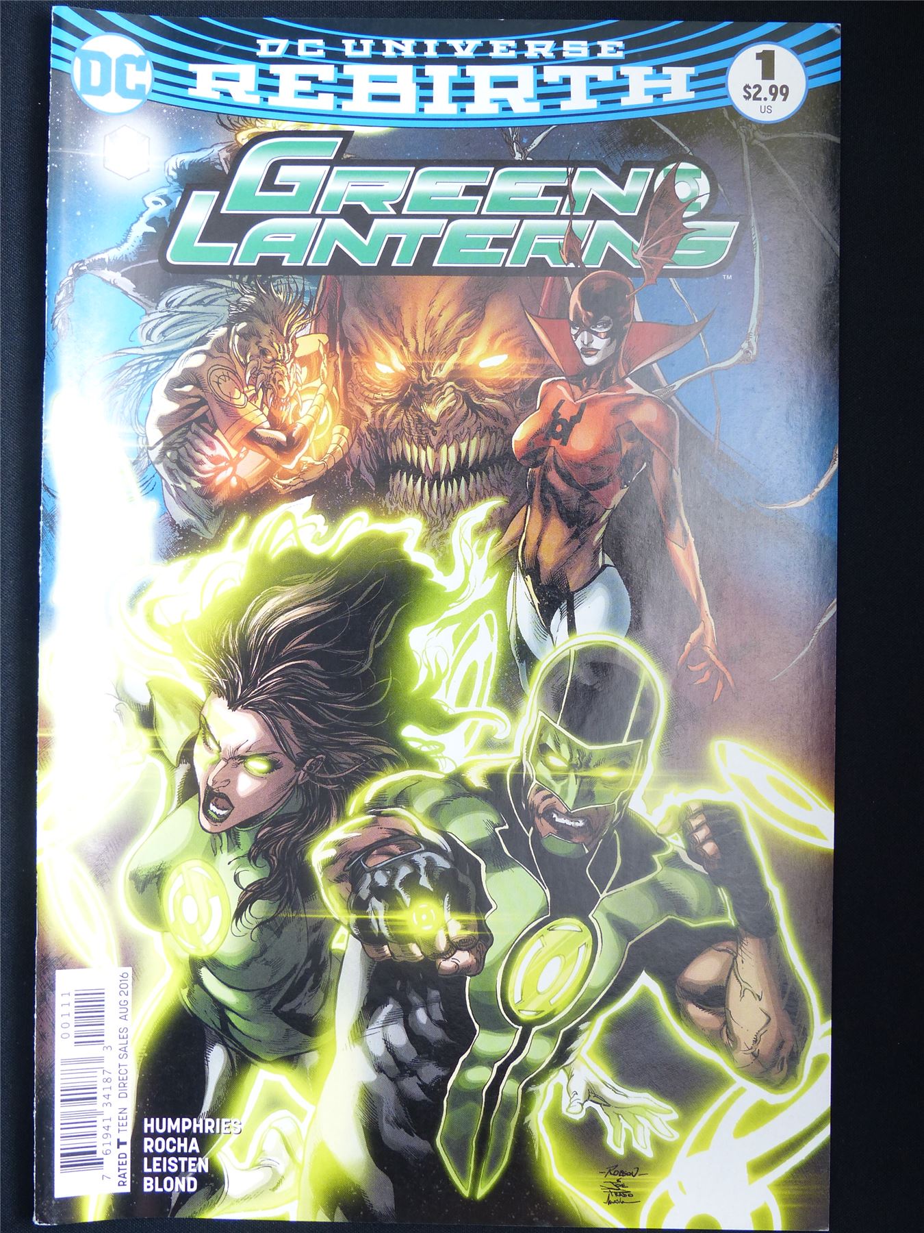 GREEN Lanterns #1 Rebirth - DC Comic #689