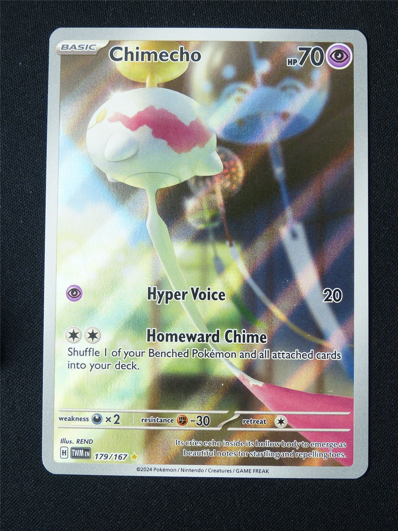 Chimecho 179/167 Holo - Pokemon Card #1ZY