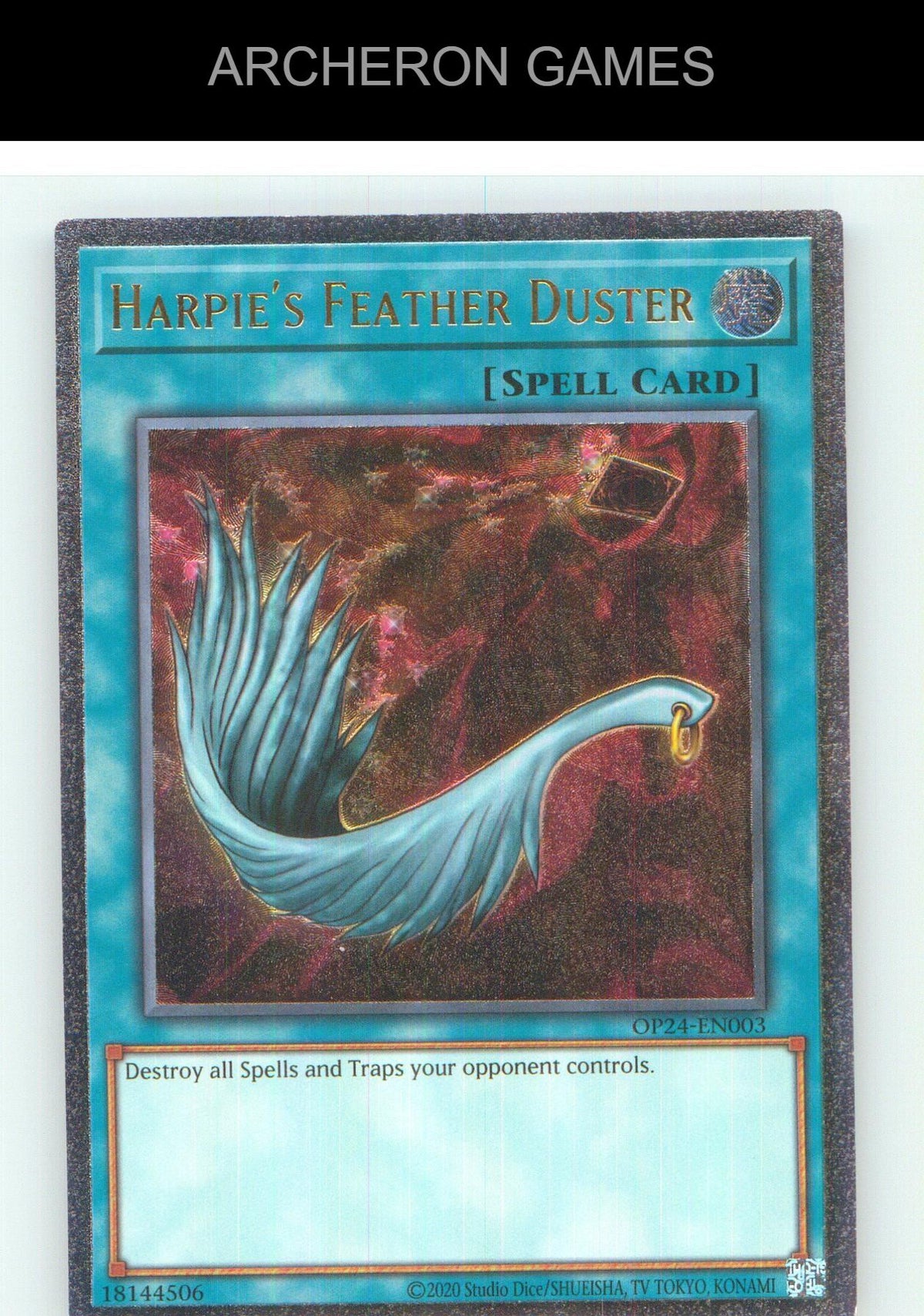 Harpie's Feather Duster (UTR) Ultimate Rare YUGIOH Card Unlimited