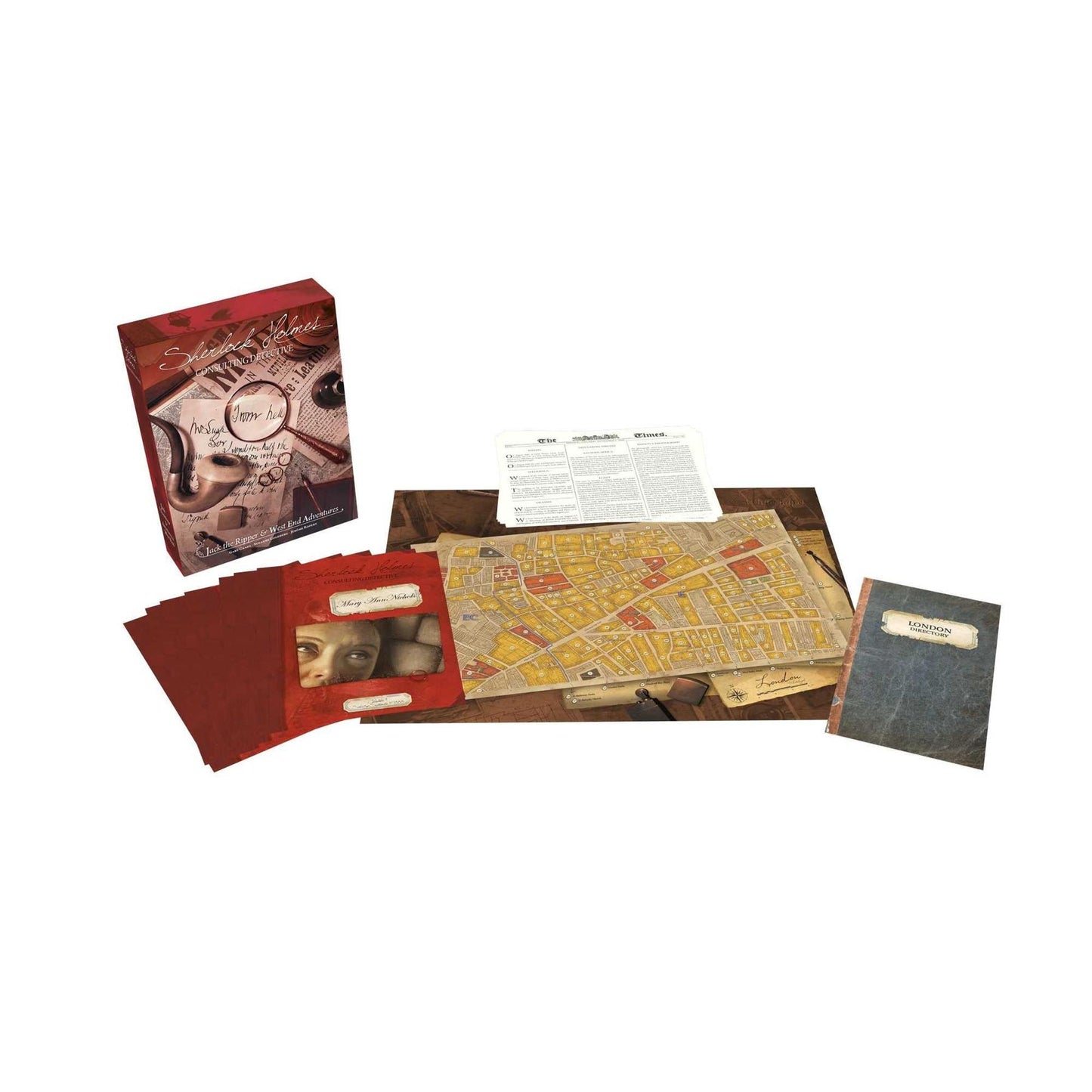 Sherlock Holmes: Consulting Detective - Jack the Ripper & West End Adventures Board Game