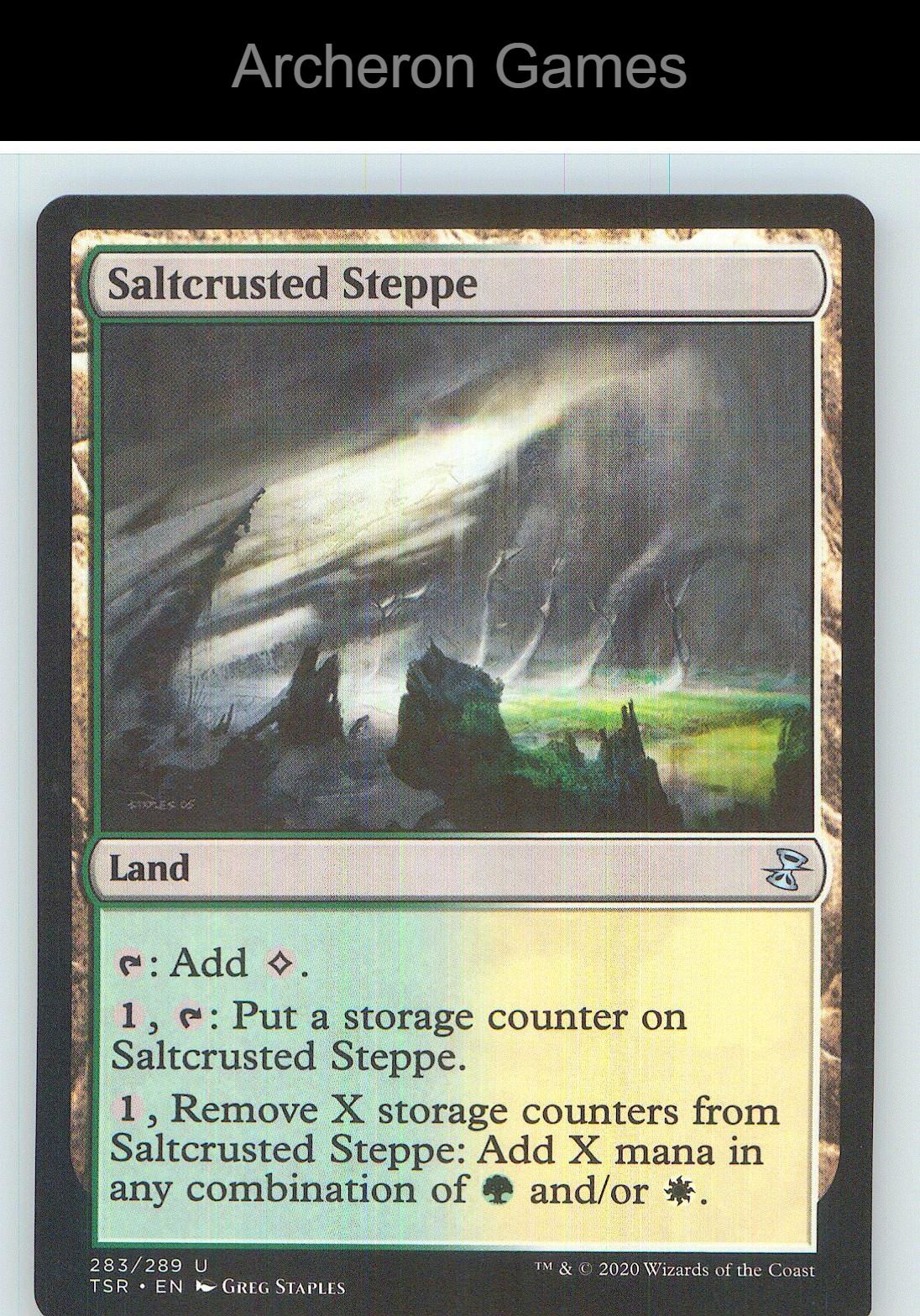 Saltcrusted Steppe TSR 283 UC MTG Card NM/EX+