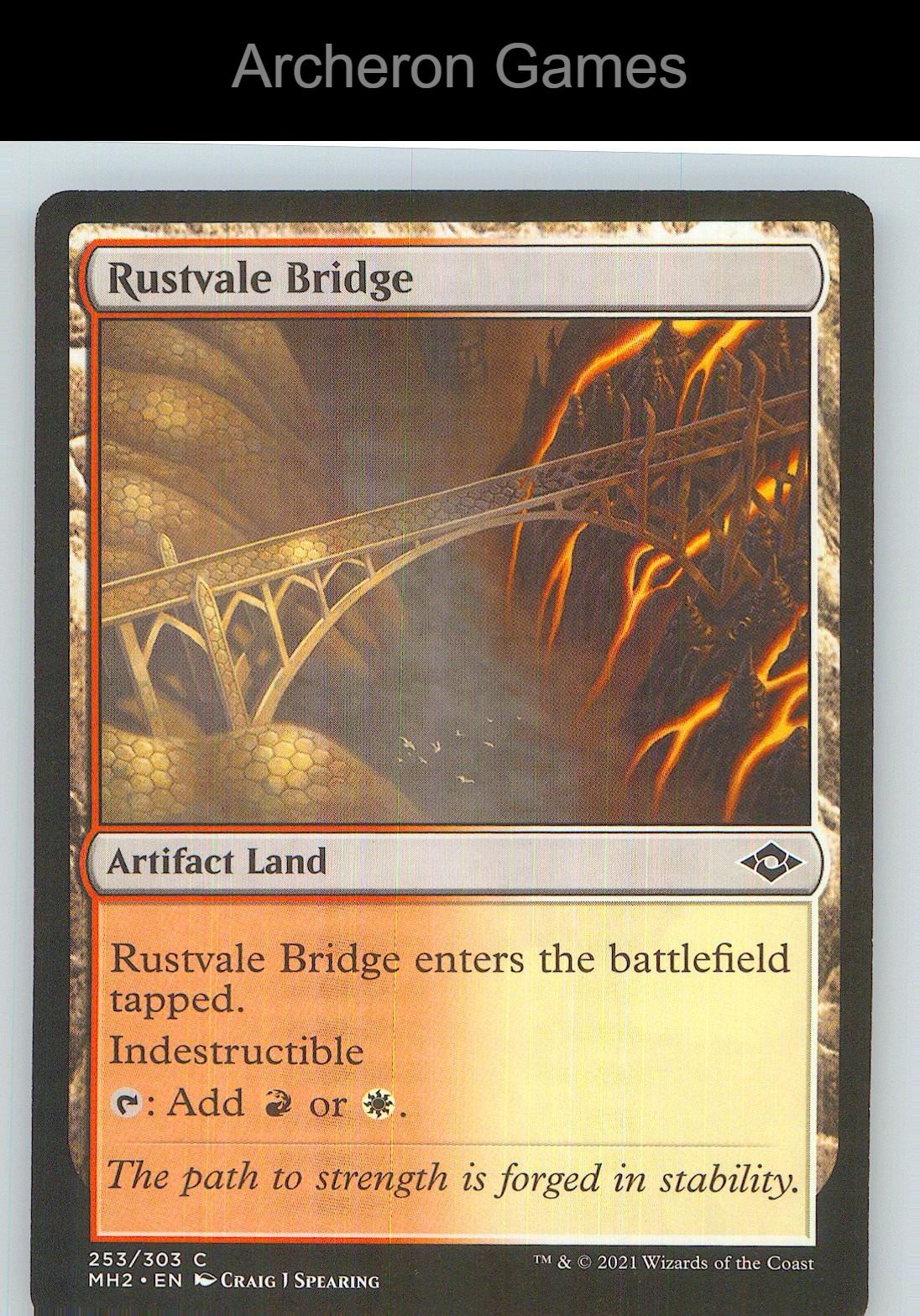 Rustvale Bridge MH2 253 C MTG Card NM/EX+