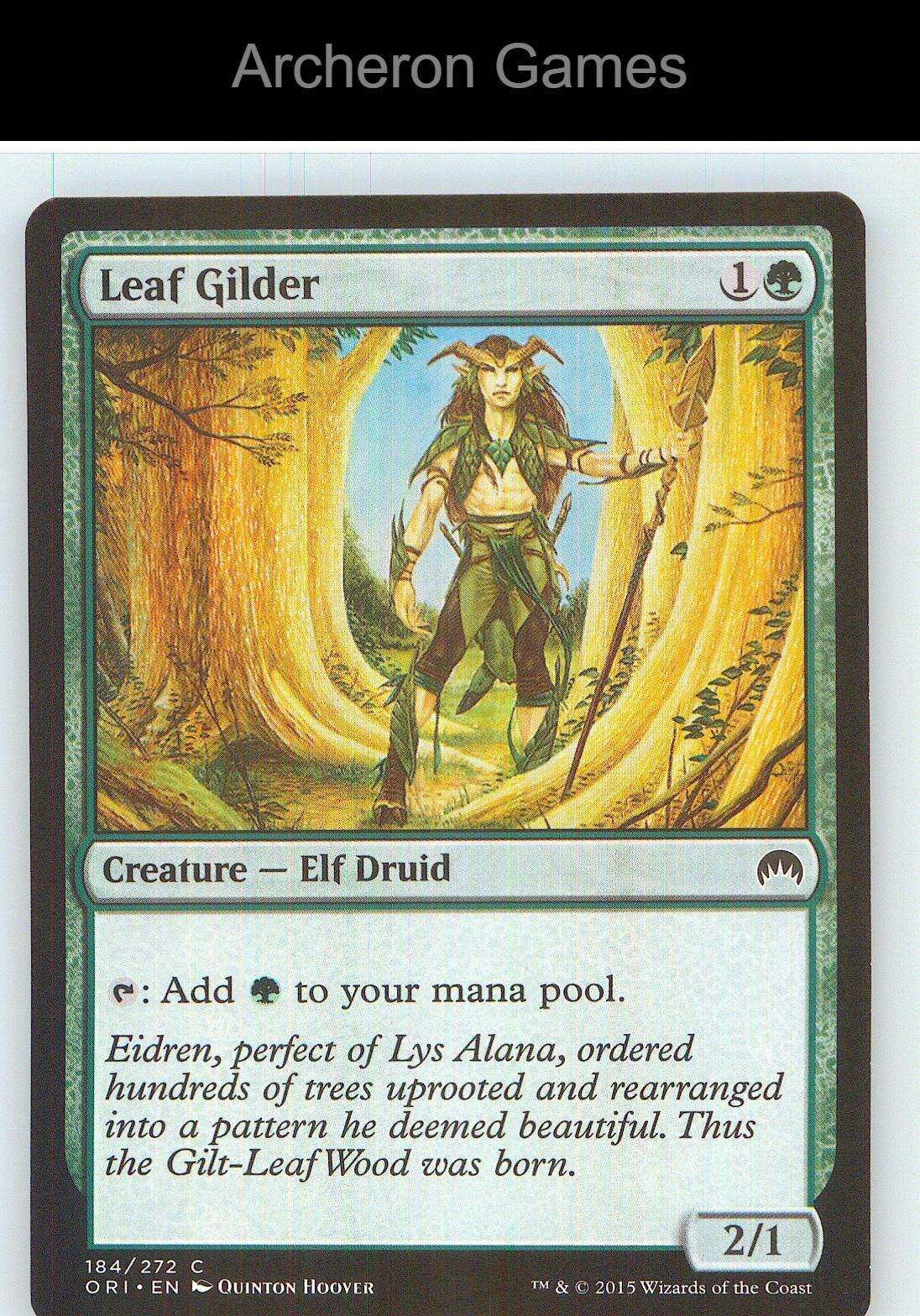 Leaf Gilder ORI 184 C MTG Card NM/EX+