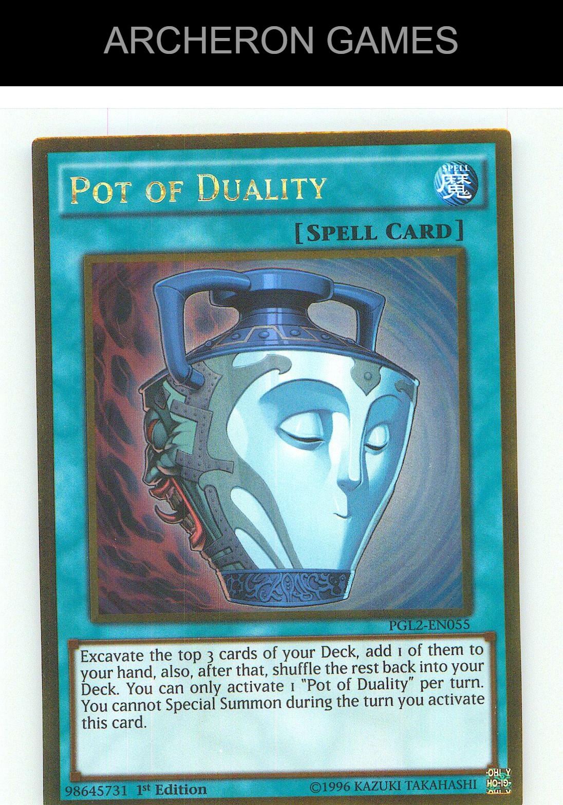 Pot of Duality Gold Rare YUGIOH Card Unlimited