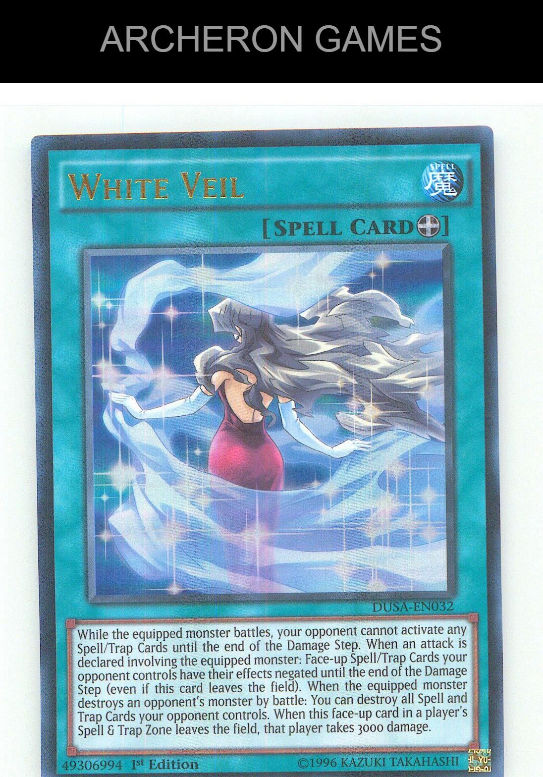 White Veil Ultra Rare YUGIOH Card 1st Edition