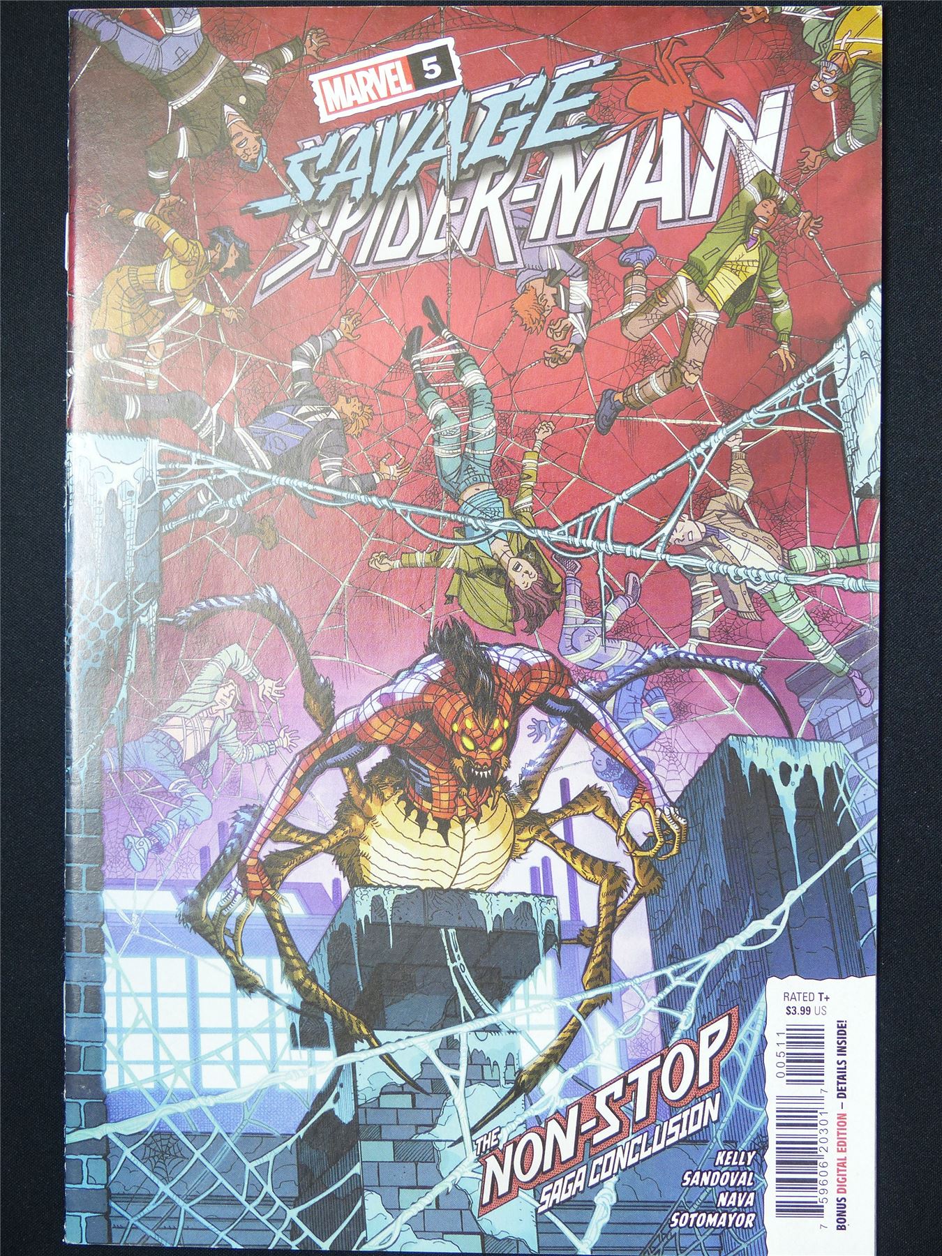 Savage SPIDER-MAN #5 - B&B Marvel Comic #7NX