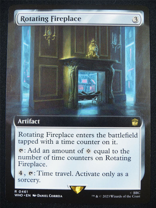 Rotating Fireplace Extended Art - WHO - Mtg Card #F8