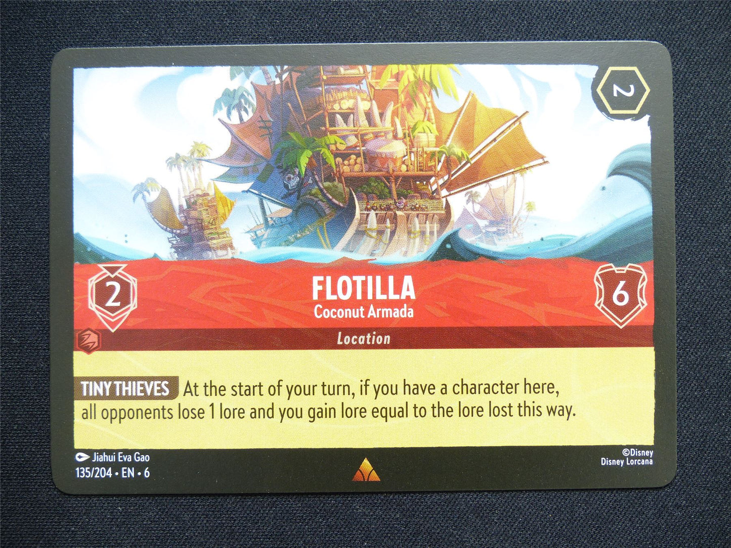Flotilla Coconut Armada 135/204 - Lorcana Card #6E2