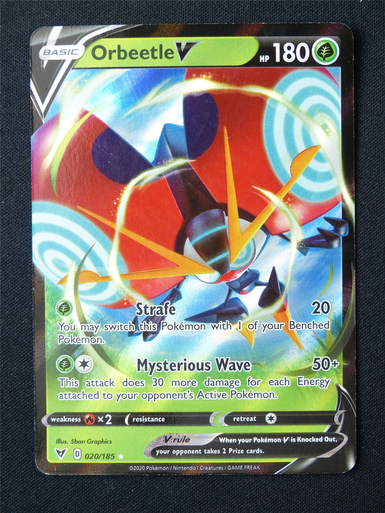 Orbeetle V 020/185 Holo - Pokemon Card #6PK