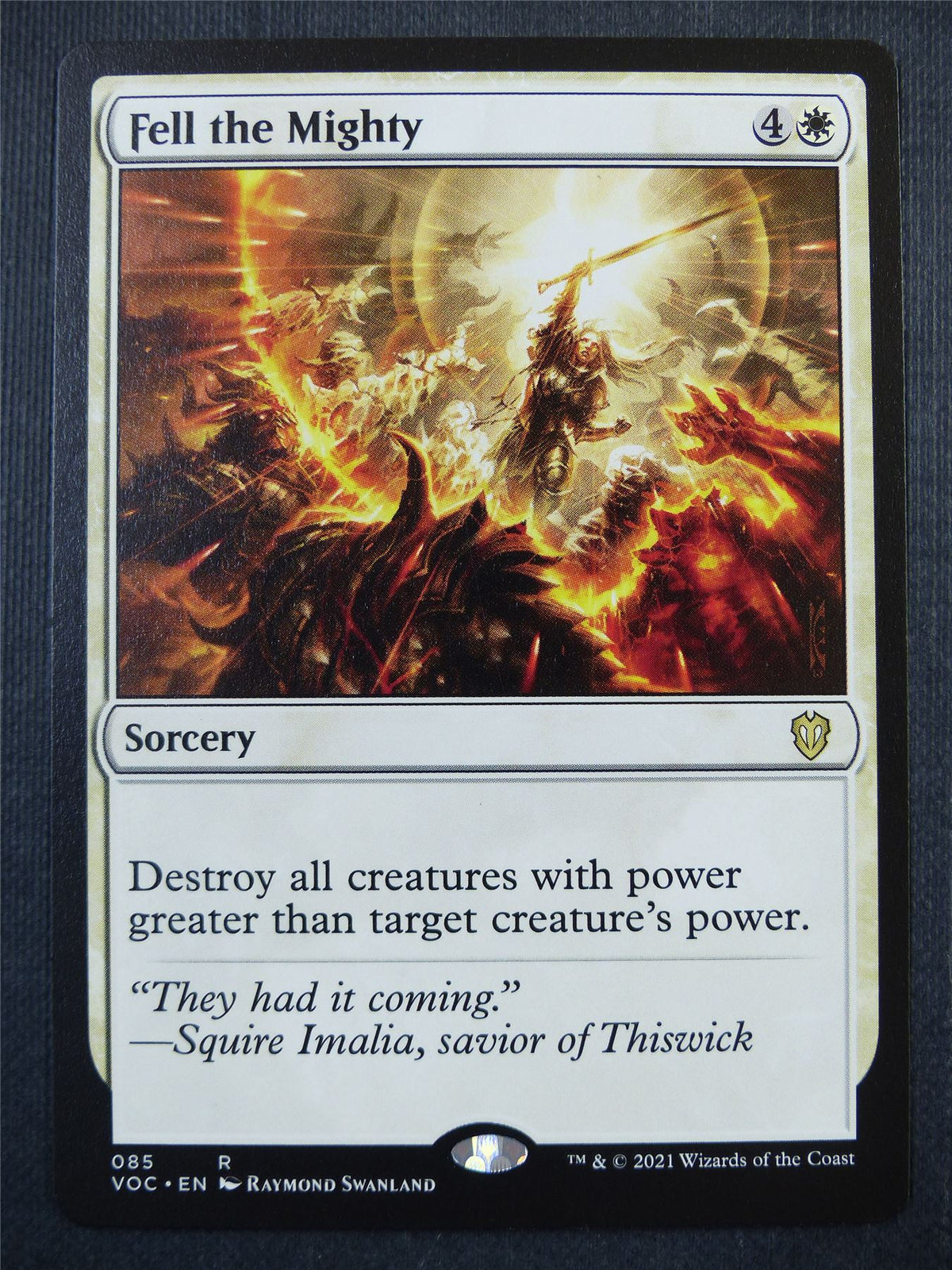 Fell the Mighty - Mtg Card #3L9