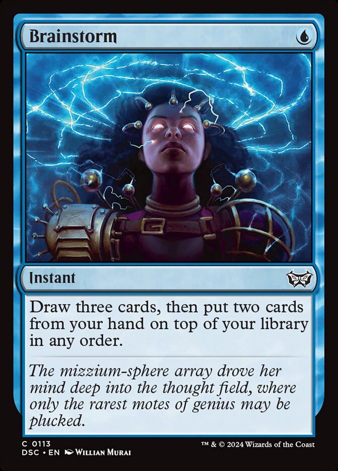 Brainstorm - Duskmourn: House of Horror Commander dsc