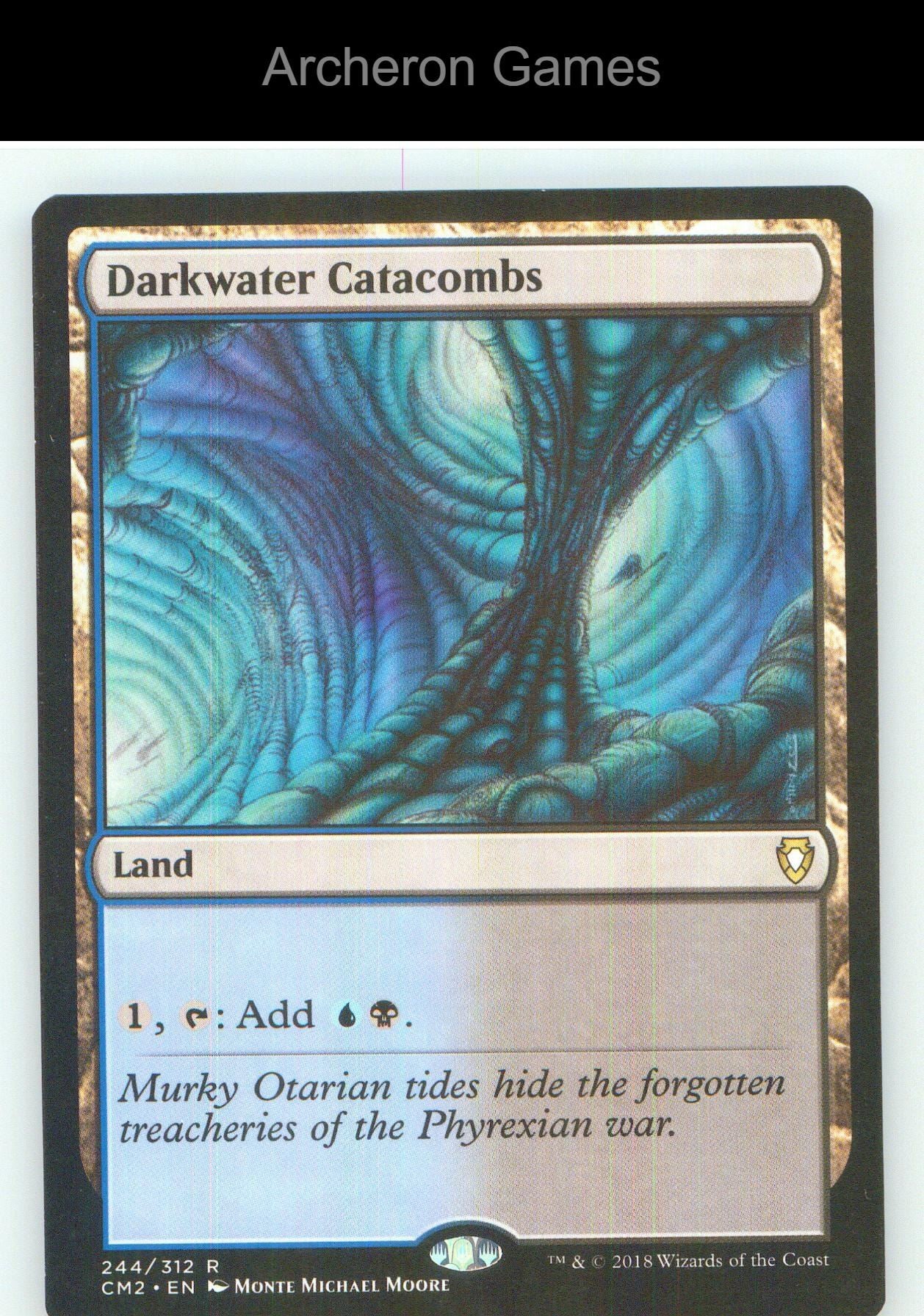 Darkwater Catacombs CM2 244 R MTG Card NM/EX+