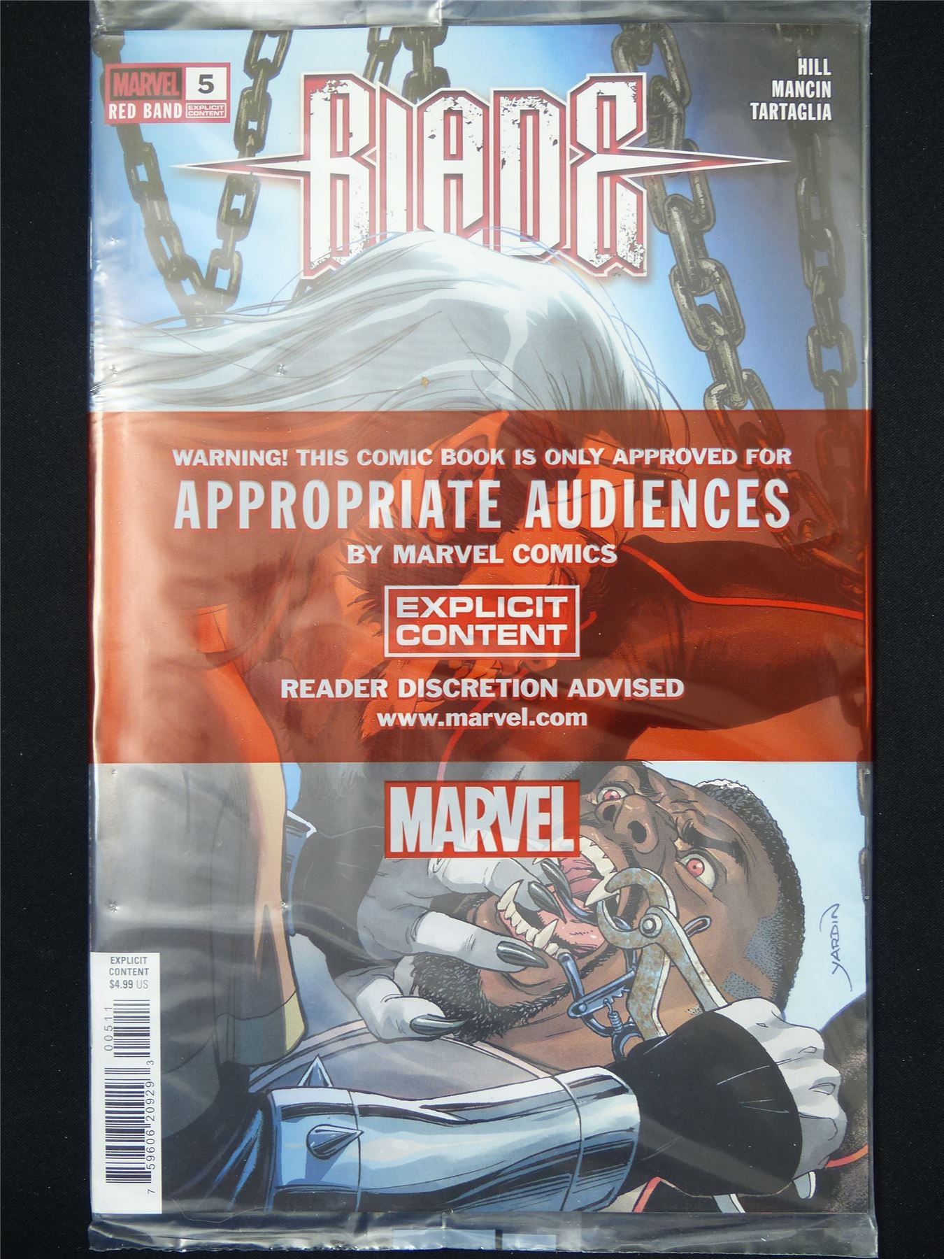 BLADE #5 Red Band Variant - B&B Apr 2025 Marvel Comic #EP
