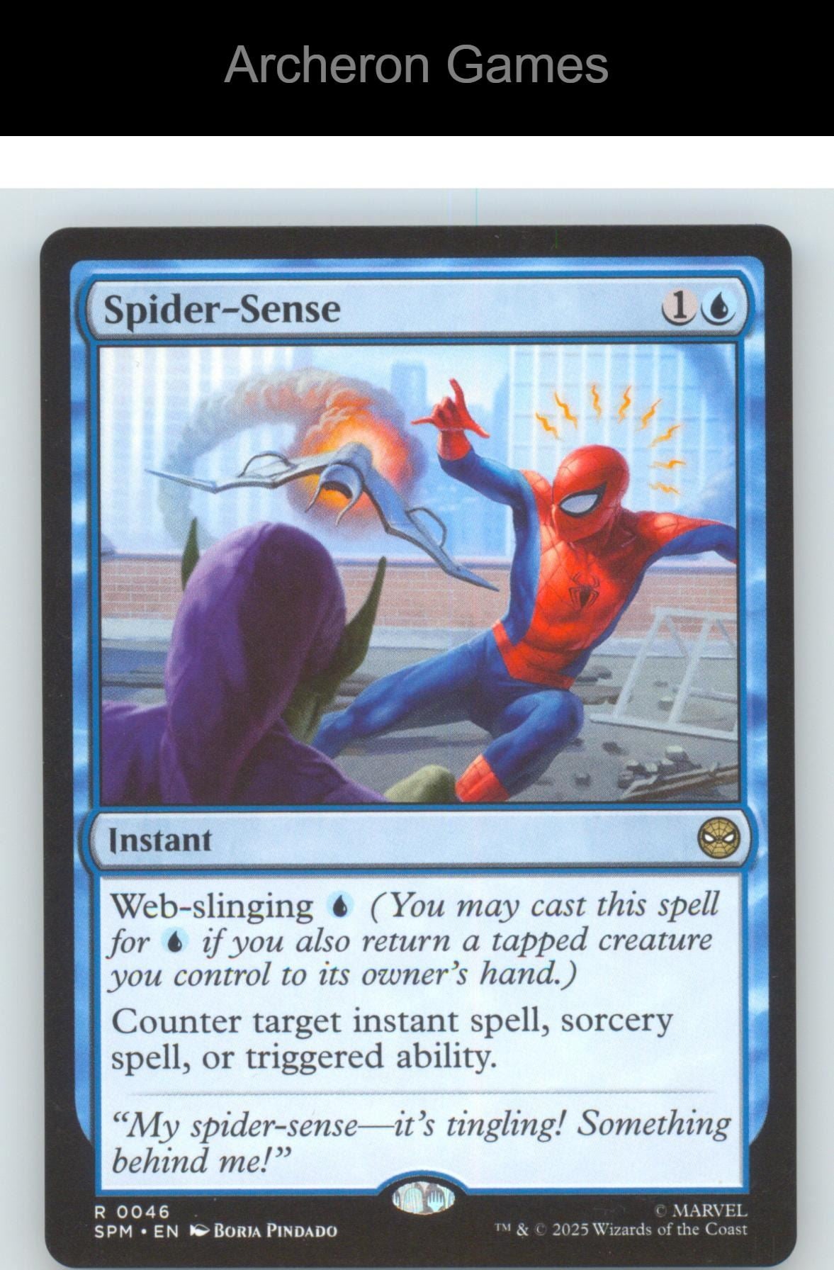 Spider-Sense SPM 46 R MTG Card Marvel's Spider-Man