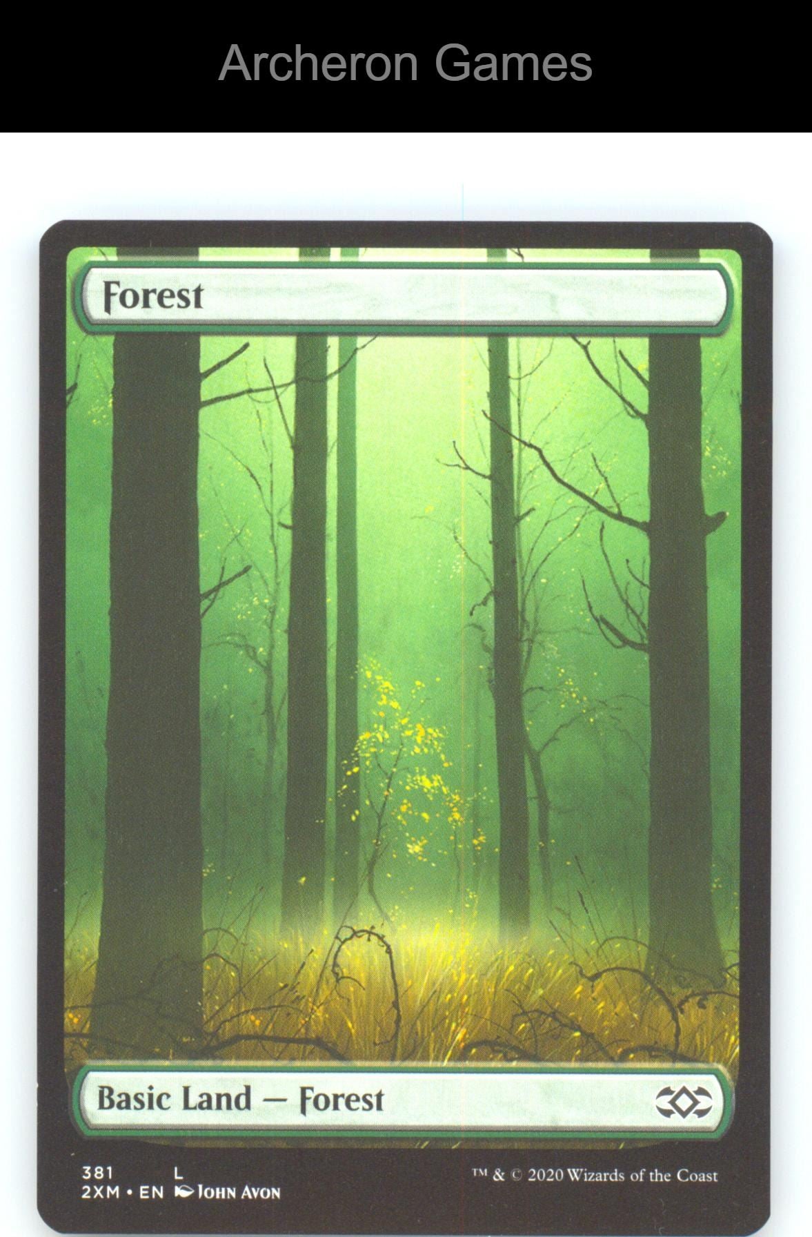 Forest (381) 2XM 381 Land MTG Card Double Masters