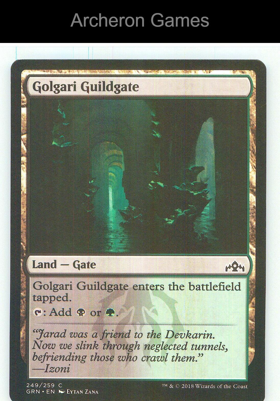 Golgari Guildgate (249) GRN 249 C MTG Card NM/EX+