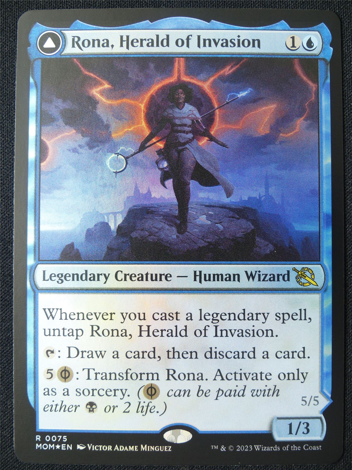 Rona Herald of invasion Foil - MOM - Mtg Card #1KA