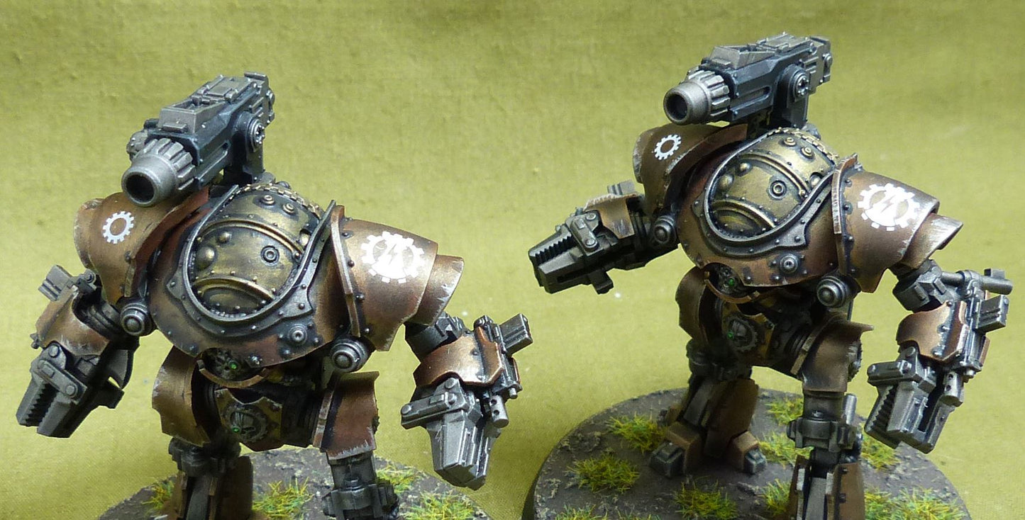 Castellax Battle-automata Maniple painted - Mechanicum - Warhammer Horus Heresy #EN