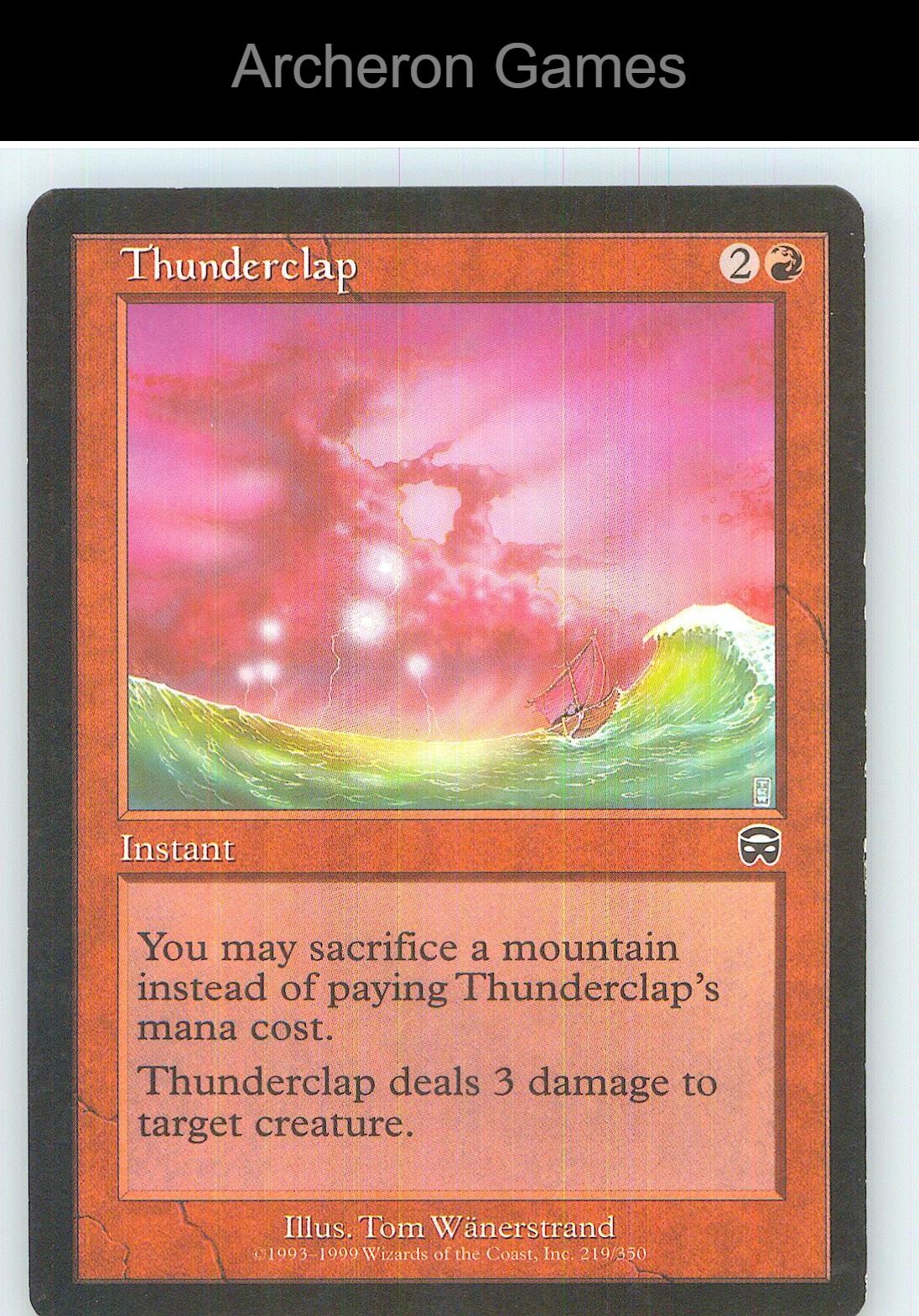 Thunderclap MMQ 219 C MTG Card NM/EX+
