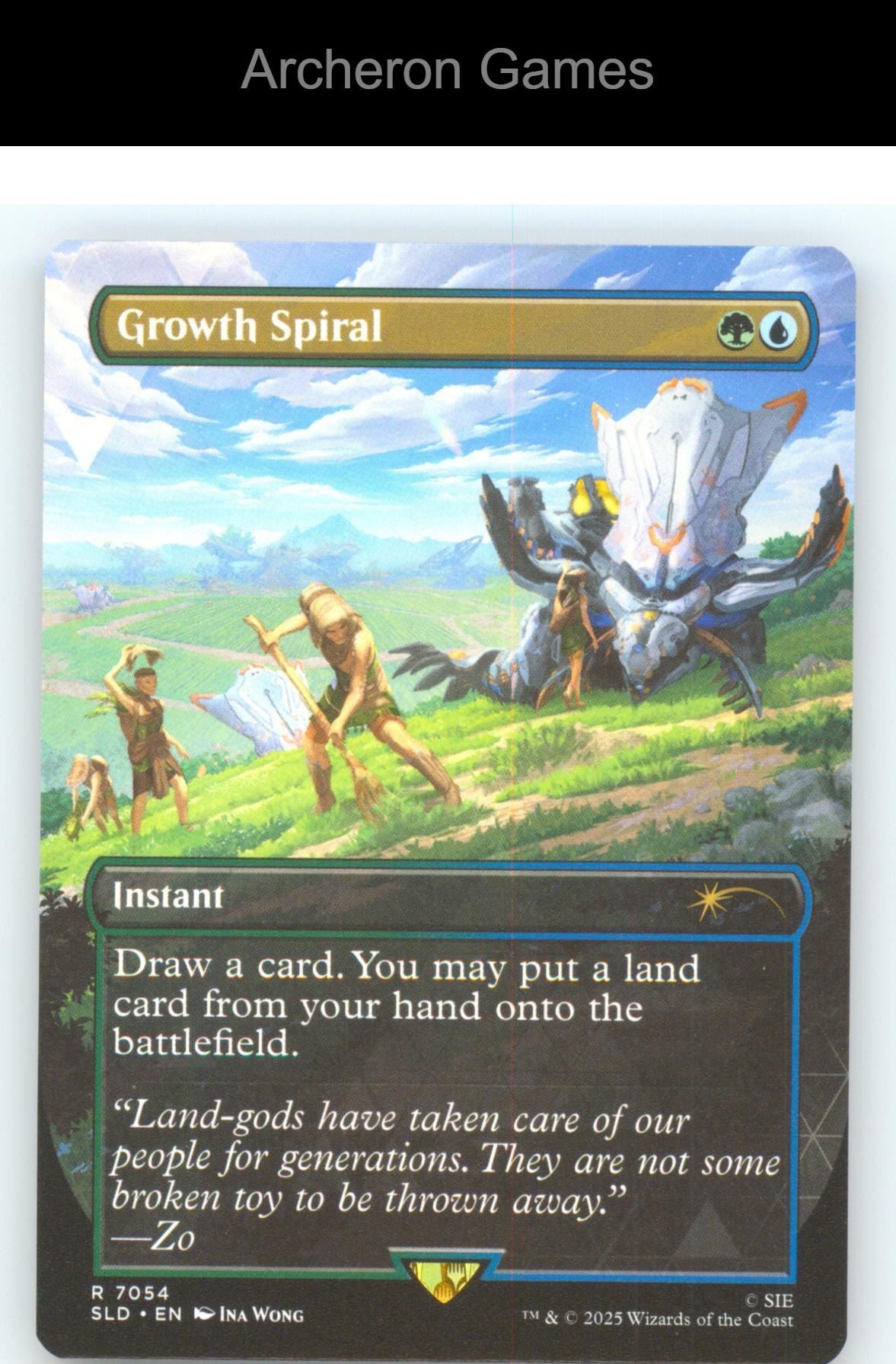Growth Spiral SLD 7054 R MTG Card NM/EX+