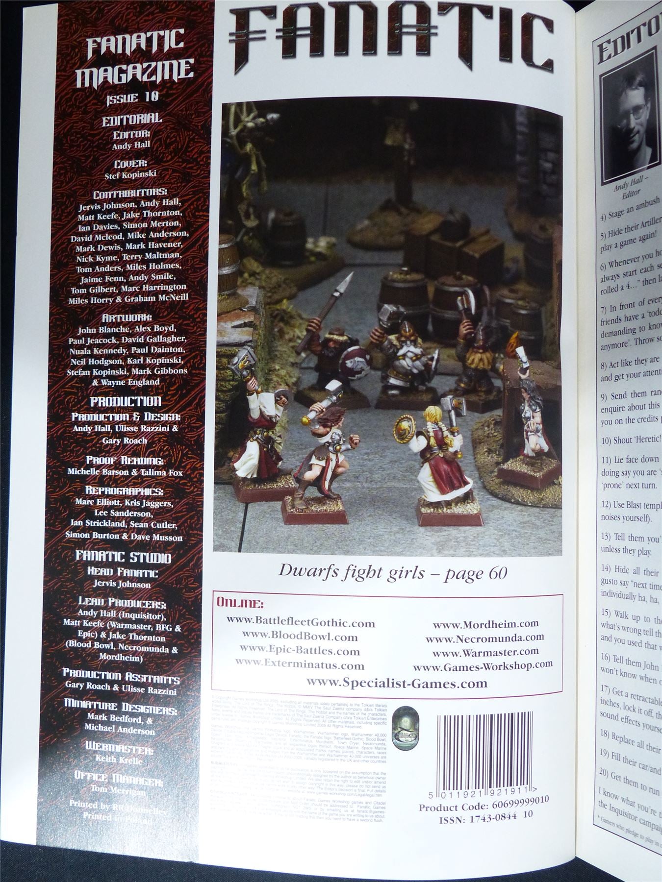 Fanatic #10 Games Workshop Magazine #1VZ