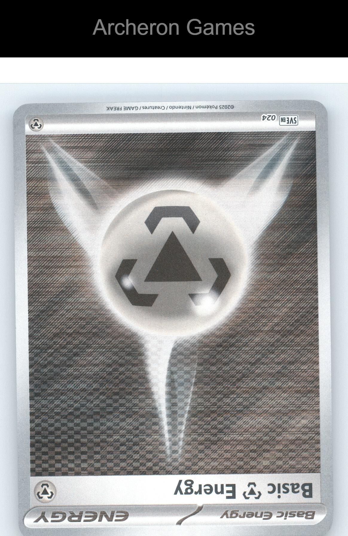 Pokemon Card Basic Metal Energy SVE 024 Scarlet & Violet Energies Reverse Holo
