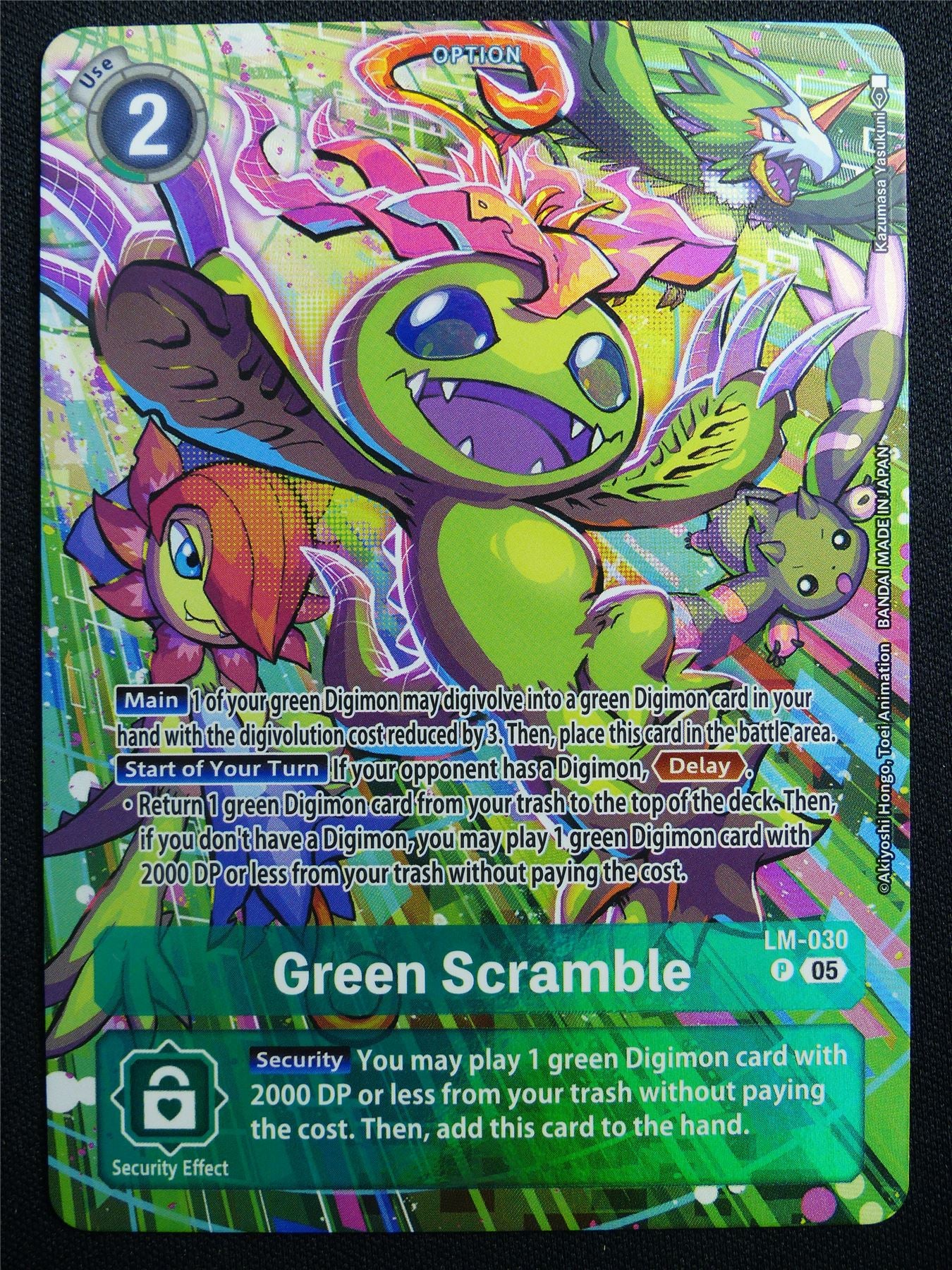 Green Scramble LM-030 Promo Foil - Digimon Card #307
