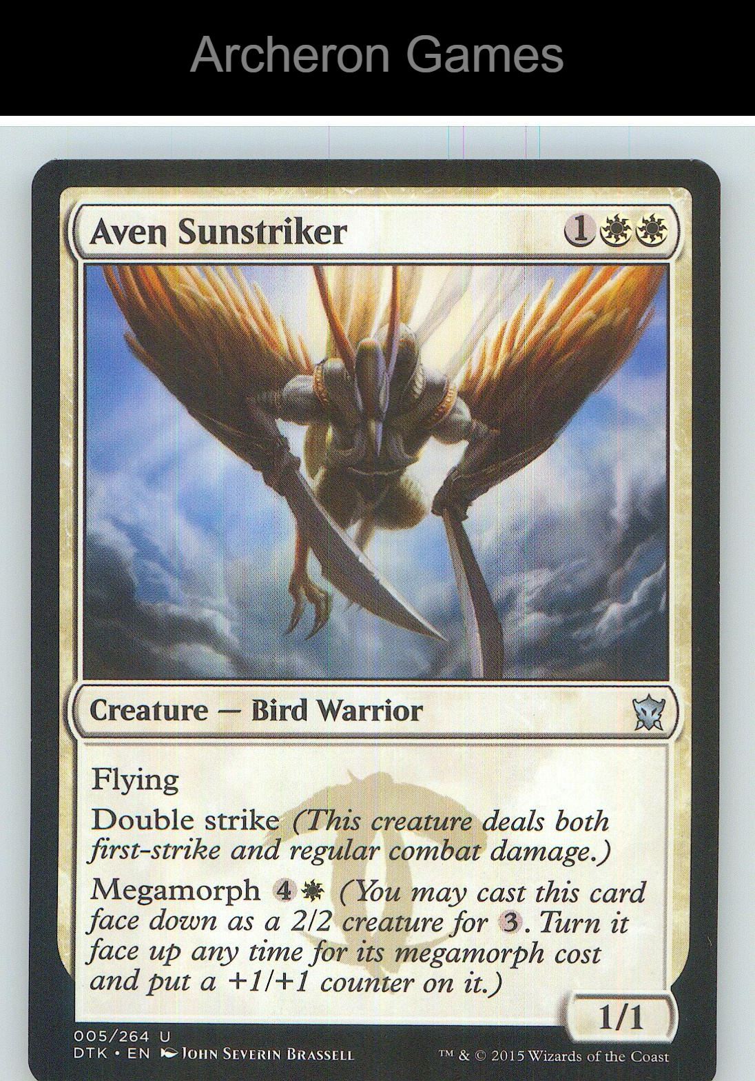 Aven Sunstriker DTK 5 UC MTG Card NM/EX+