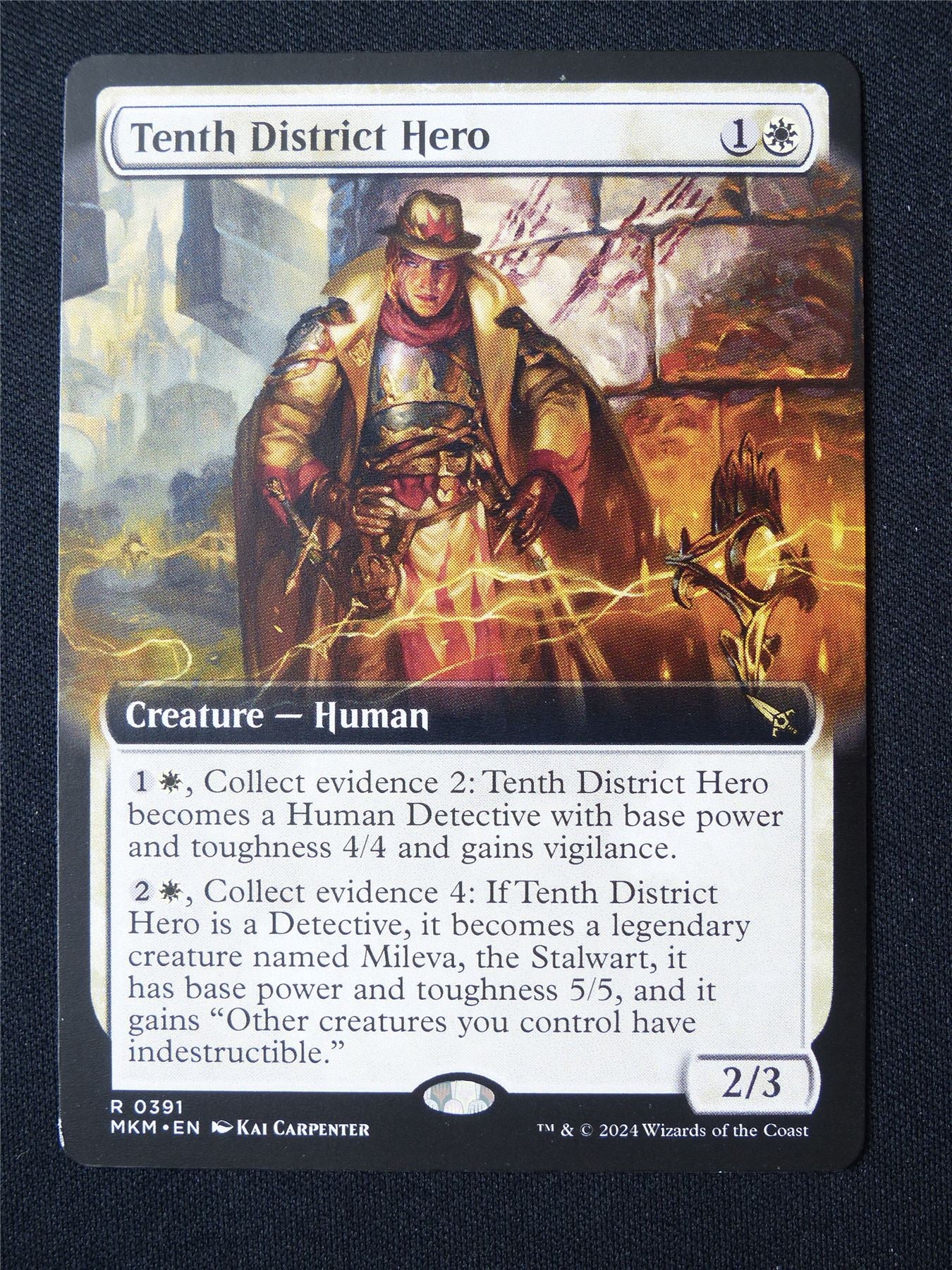 Tenth Distrct Hero Extended Art - MKM - Mtg Card #4TH