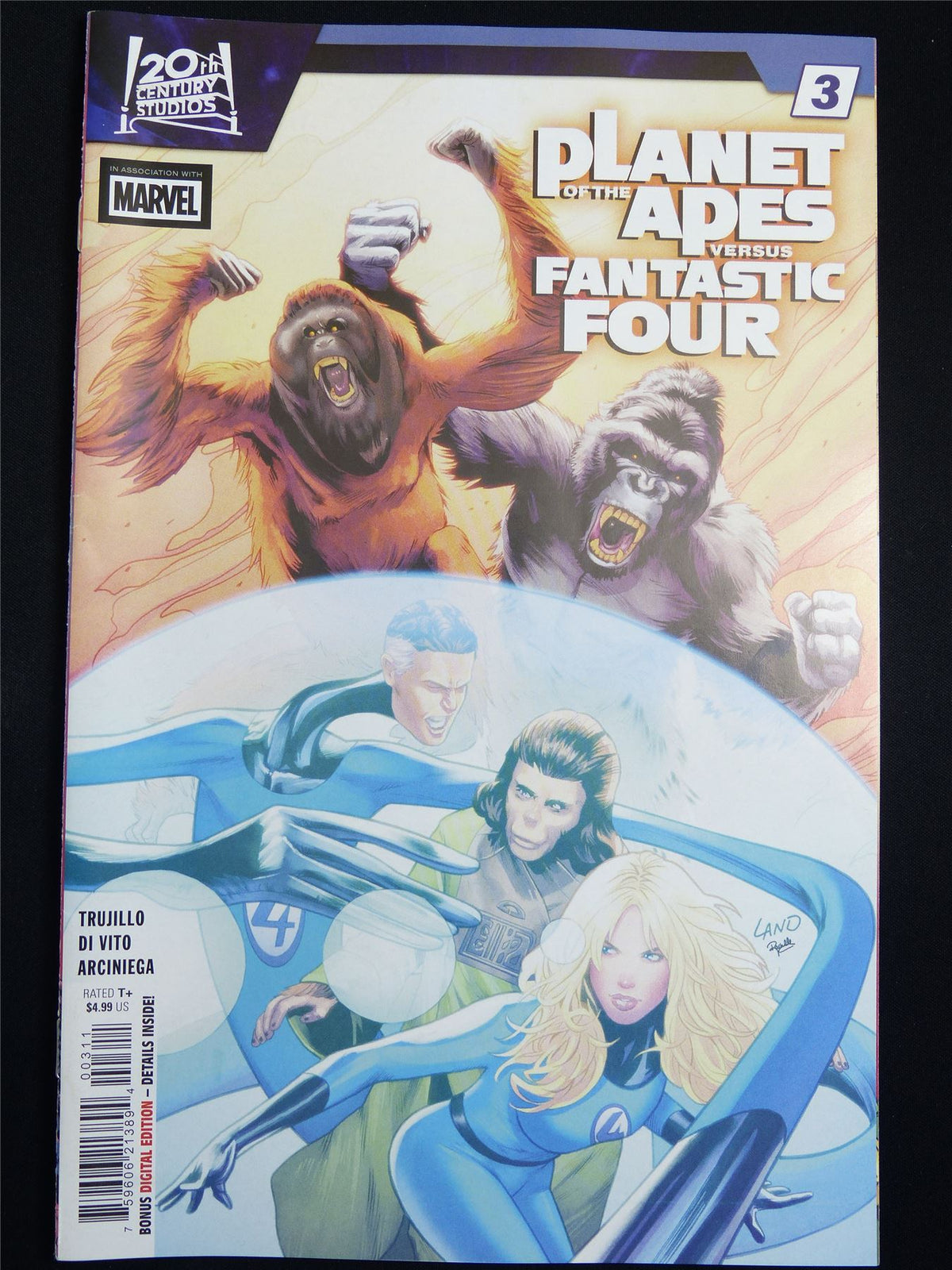 PLANET of the Apes versus Fantastic Four #3 CVr A - Marvel Comic #4WI